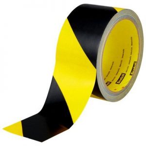 TAPE BLACK YELLOW WARNING