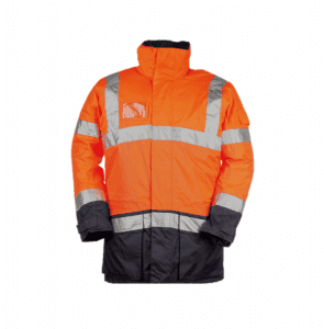 orange hi vis coat