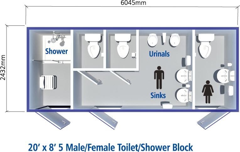 Anti-vandal Mains Toilet Cabins - Image 11