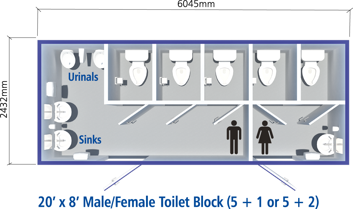 Anti-vandal Mains Toilet Cabins - Image 10