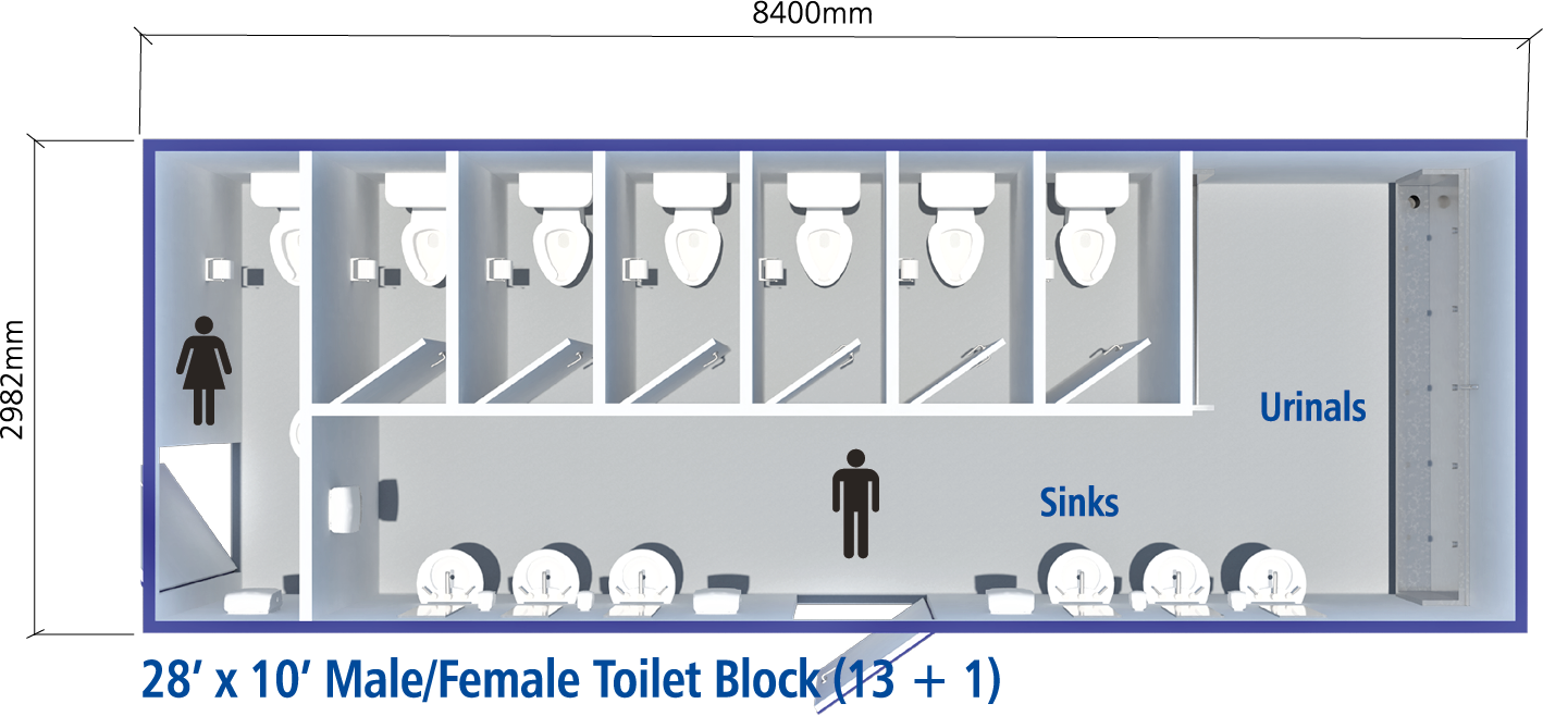 Anti-vandal Mains Toilet Cabins - Image 14