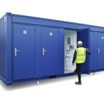 Anti vandal Mains Toilet Cabins