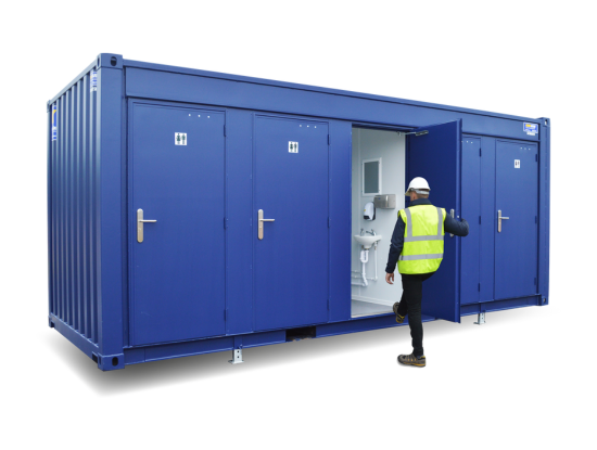 Anti vandal Mains Toilet Cabins