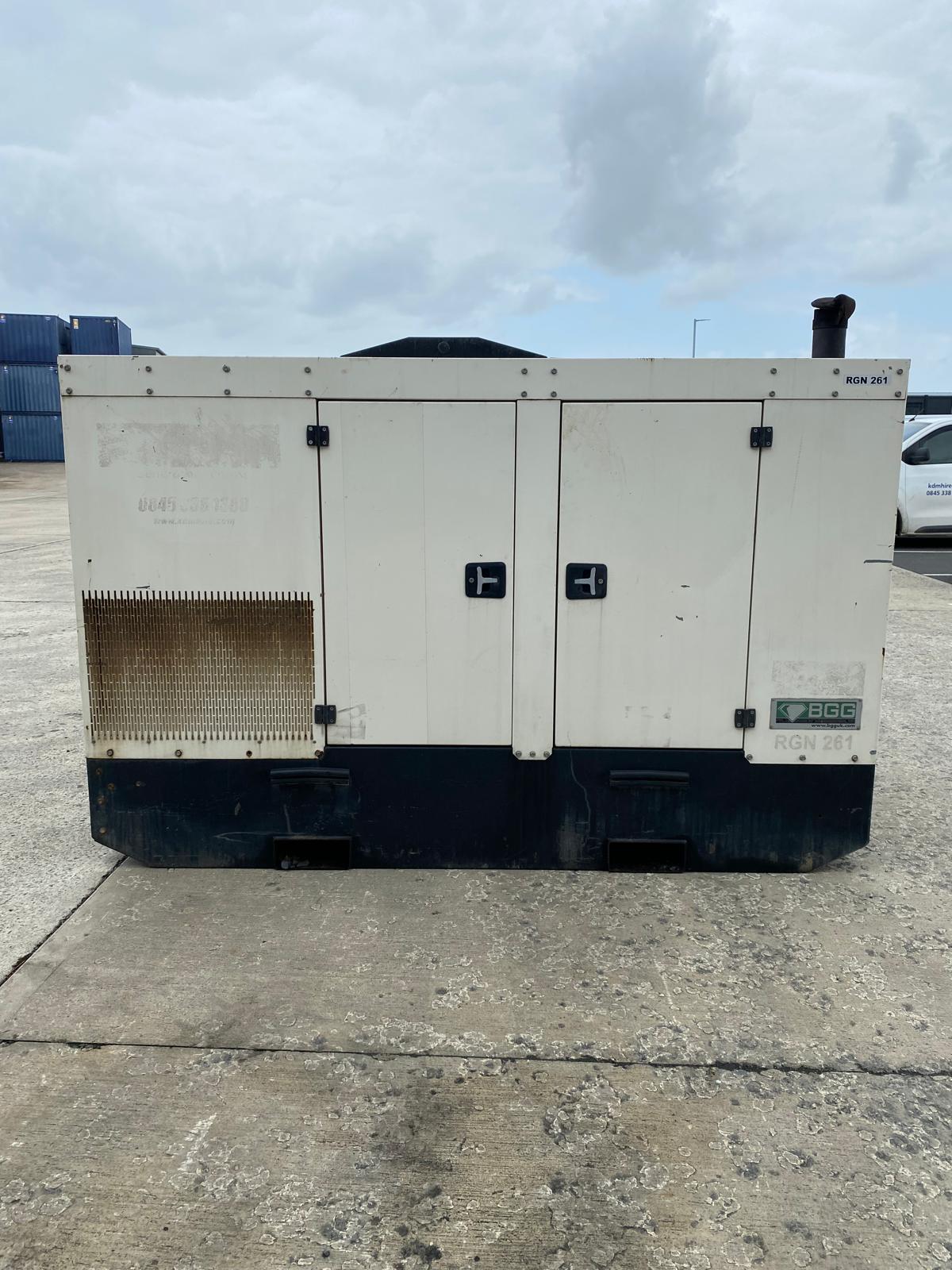2017 BRUNO GX112FE3 100KVA 3PH SILENCED DIESEL GENERATOR