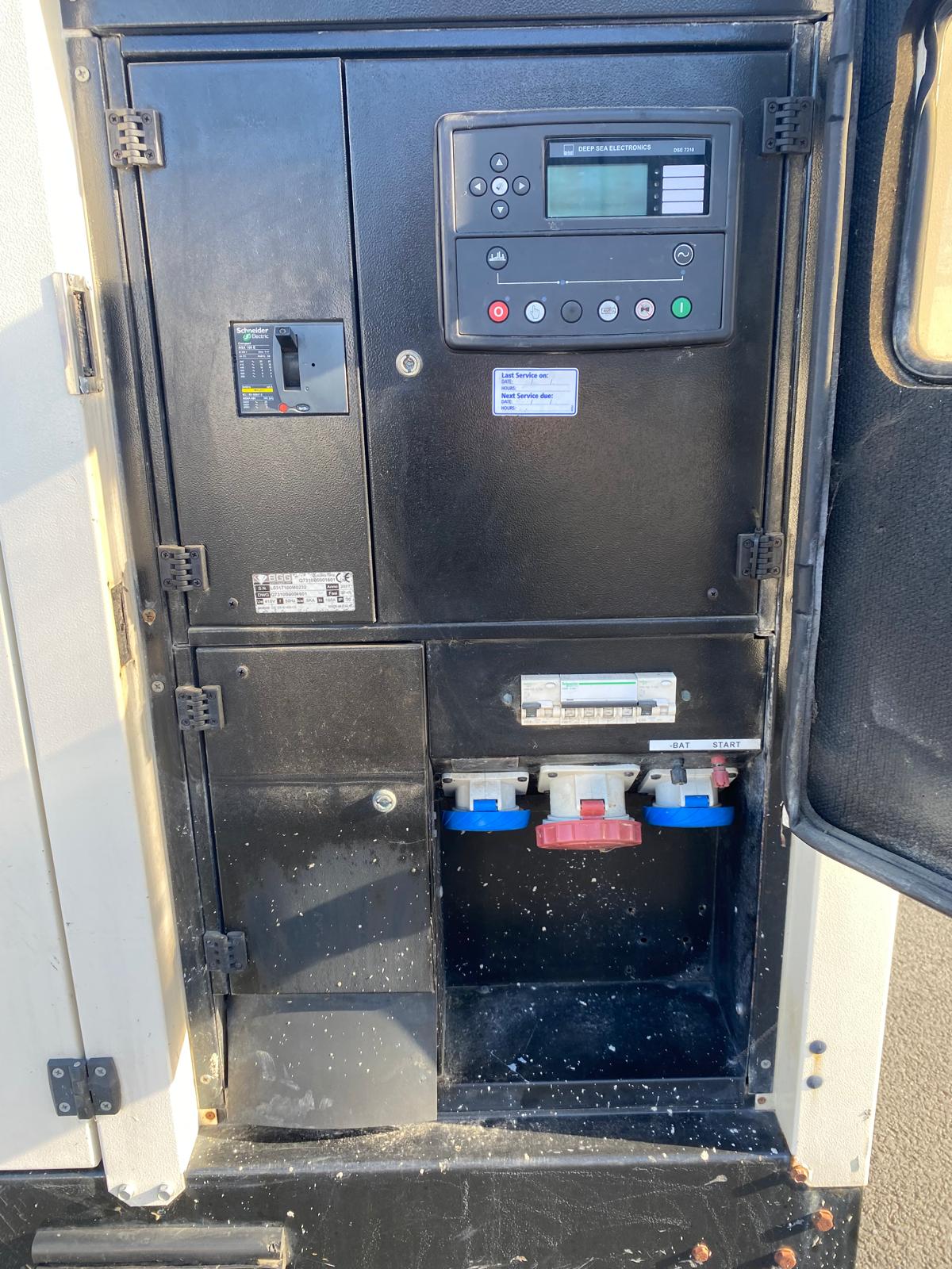 2017 BRUNO GX112FE3 100KVA 3PH SILENCED DIESEL GENERATOR - Image 7