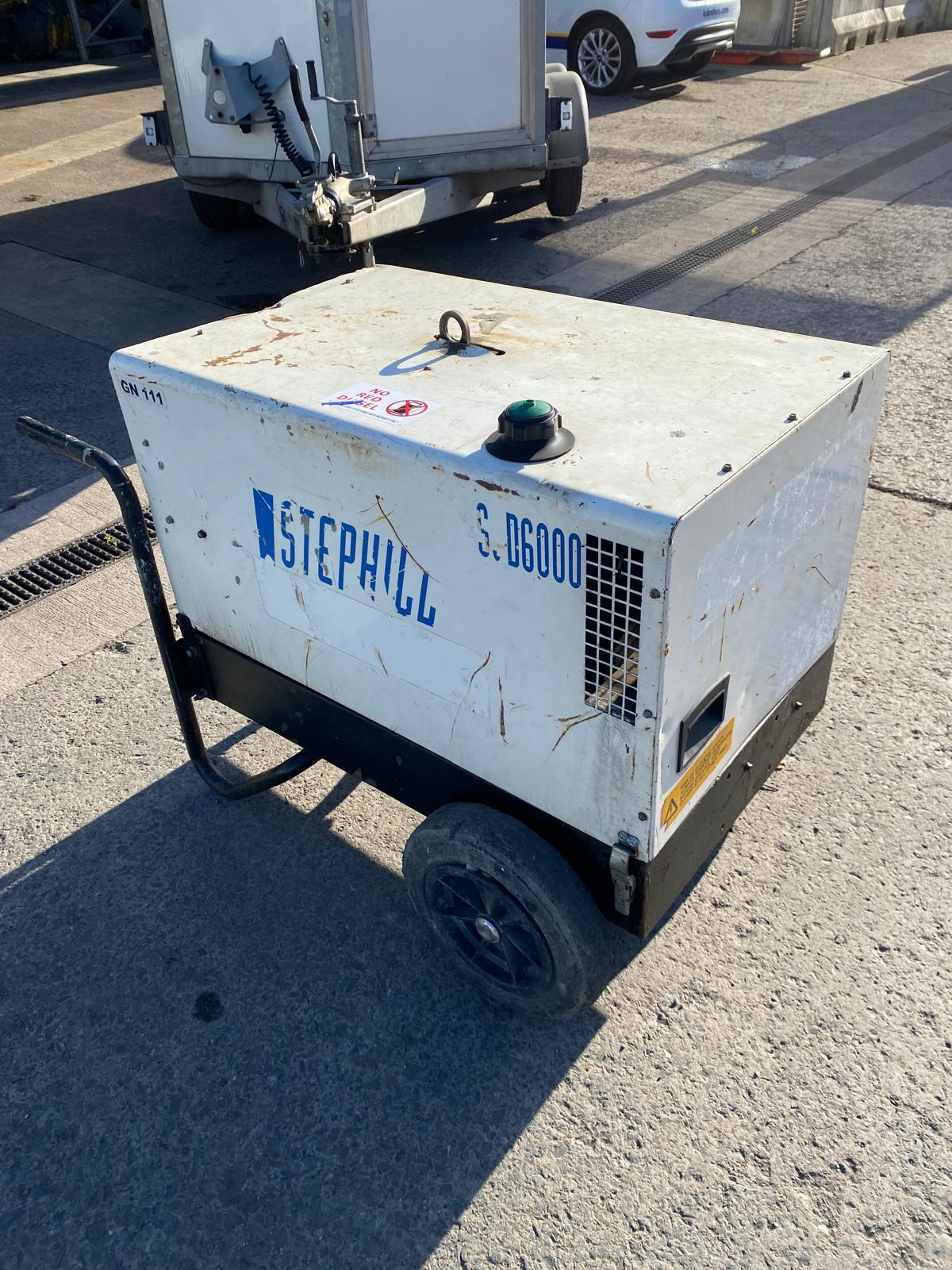 2020 STEPHILL SSD6000 5KW DIESEL GENERATOR - Image 3